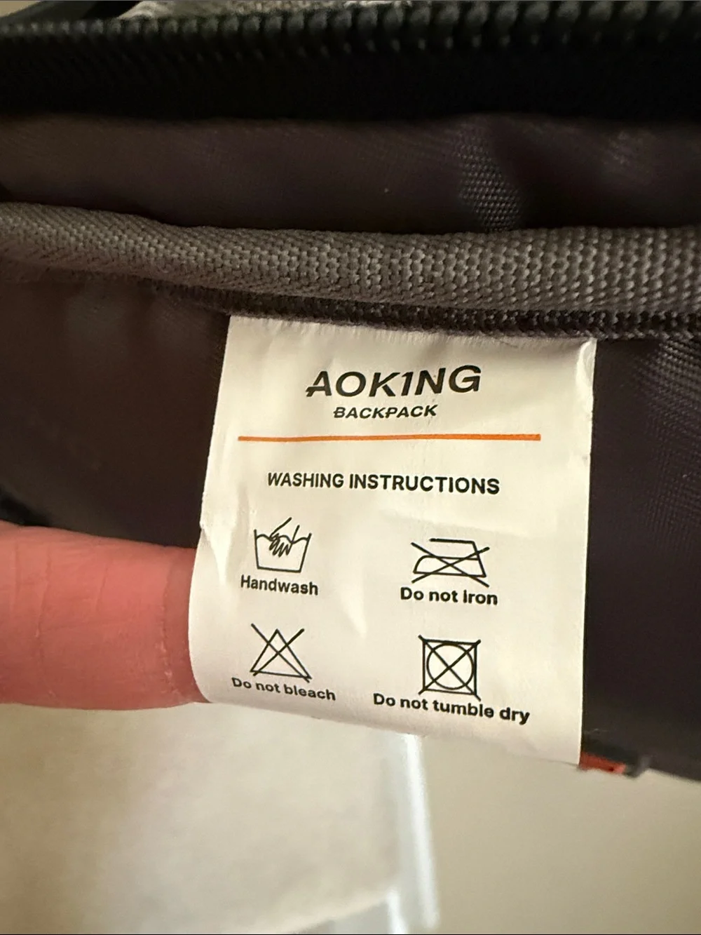 New without tag. Black Men’s Sling AOKING Backpack — Everyday Crossbody Carry.